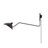 Cora Wave Brass Wall Light, detail view 15