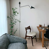 Cora Wave Brass Wall Light, detail view 12