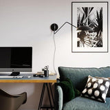 Cora Wave Brass Wall Light, detail view 7