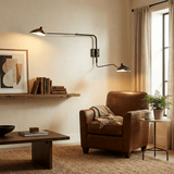 Tarin Ridge Brass Wall Light, detail view 4