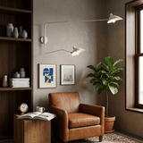Tarin Ridge Brass Wall Light, detail view 8