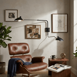 Tarin Ridge Brass Wall Light, detail view 7