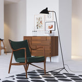 Sora Shore Brass Floor Lamp, detail view 5