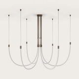 Vera Harbor Steel Chandelier, detail view 9