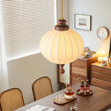 Flora Dune Wood Pendant Light, detail view 2
