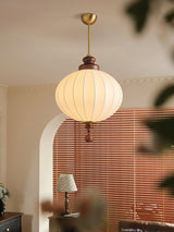 Flora Dune Wood Pendant Light, detail view 5