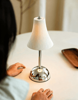 Riven Vista Metal Table Lamp, detail view 2