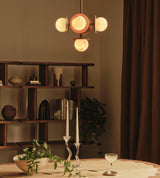 Thea Vine Alabaster Chandelier, detail view 7