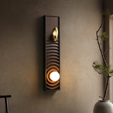 Yara Wave Glass Wall Light, detail view 2
