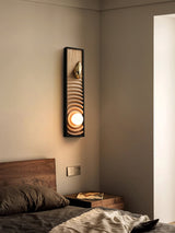 Yara Wave Glass Wall Light, detail view 7