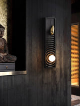 Yara Wave Glass Wall Light, detail view 8