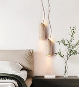 Zella Terra Stone Pendant Light, detail view 2