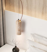 Zella Terra Stone Pendant Light, detail view 5