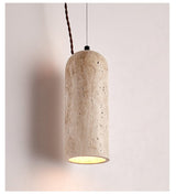 Zella Terra Stone Pendant Light, detail view 8