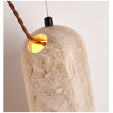 Zella Terra Stone Pendant Light, detail view 9