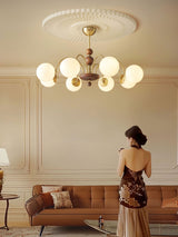 Alden Harbor Glass Chandelier, detail view 4