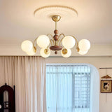 Alden Harbor Glass Chandelier, detail view 2