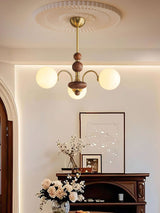 Alden Harbor Glass Chandelier, detail view 3