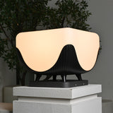 Aven Halo Steel Outdoor Light, detail view 2