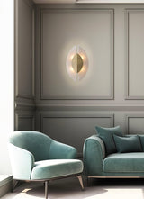 Arden Veil Alabaster Wall Light, detail view 6