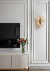 Arden Veil Alabaster Wall Light, detail view 8