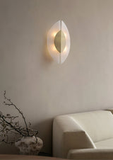 Arden Veil Alabaster Wall Light, detail view 5