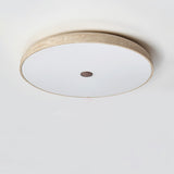 Calia Moss Travertine Ceiling Light, detail view 5