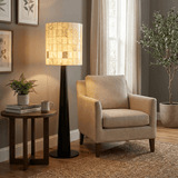 Clara Vale Alabaster Floor Lamp, detail view 2
