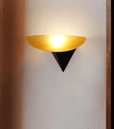 Corin Rain Glass Wall Light, detail view 2