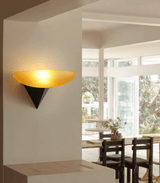 Corin Rain Glass Wall Light, detail view 3