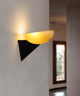 Corin Rain Glass Wall Light, detail view 4