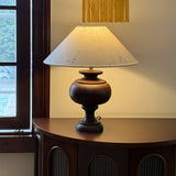 Dalia Field Wood Table Lamp, detail view 5