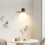 Evara Stone Travertine Pendant Light, detail view 2