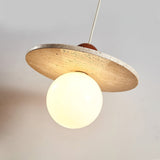 Evara Stone Travertine Pendant Light, detail view 20