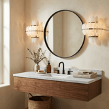 Kaia Opal Alabaster Wall Light, detail view 2
