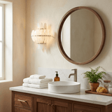 Kaia Opal Alabaster Wall Light, detail view 4
