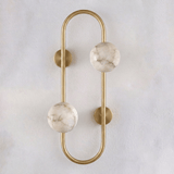 Ilan Frost Alabaster Wall Light, detail view 7