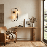 Ilan Frost Alabaster Wall Light, detail view 4