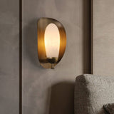 Jora Sol Alabaster Wall Light, detail view 2