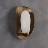 Jora Sol Alabaster Wall Light, detail view 4