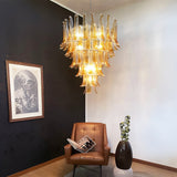 Maren Cloud Glass Chandelier, detail view 2
