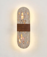 Vale Lark Travertine Wall Light, detail view 5