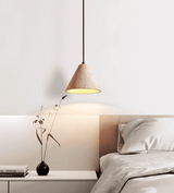 Seren Linden Travertine Pendant Light, detail view 2