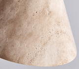 Seren Linden Travertine Pendant Light, detail view 8