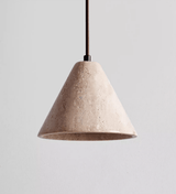 Seren Linden Travertine Pendant Light, detail view 6