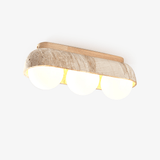 Luma Bay Travertine Ceiling Light by Maison Velume