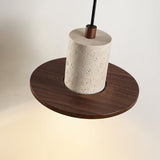 Aven Haven Travertine Pendant Light, detail view 3