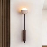 Cora Rose Travertine Wall Light, detail view 2