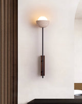 Cora Rose Travertine Wall Light, detail view 3