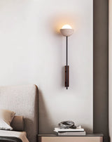 Cora Rose Travertine Wall Light, detail view 4